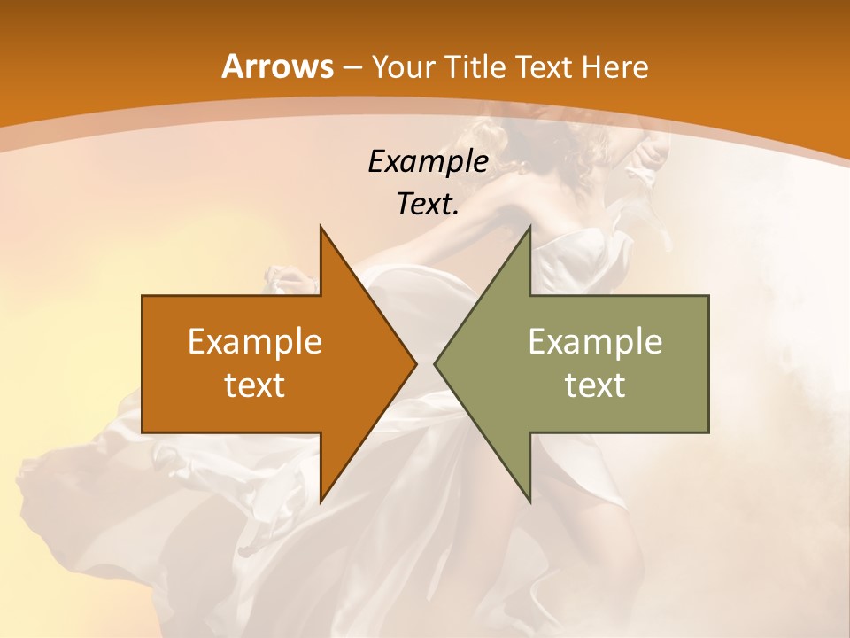 Away Windblown Style PowerPoint Template