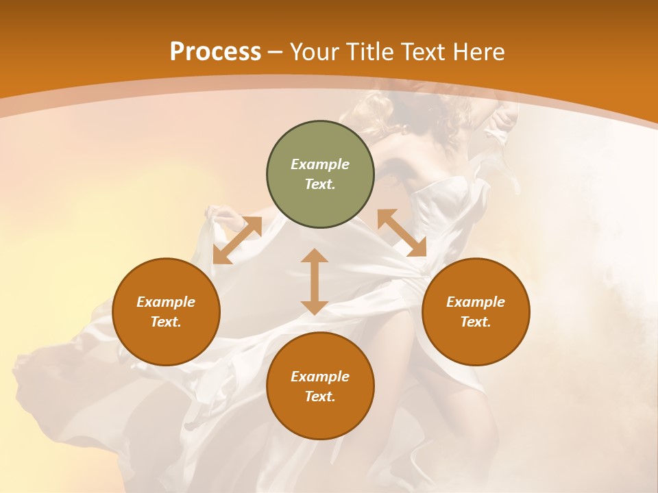 Away Windblown Style PowerPoint Template