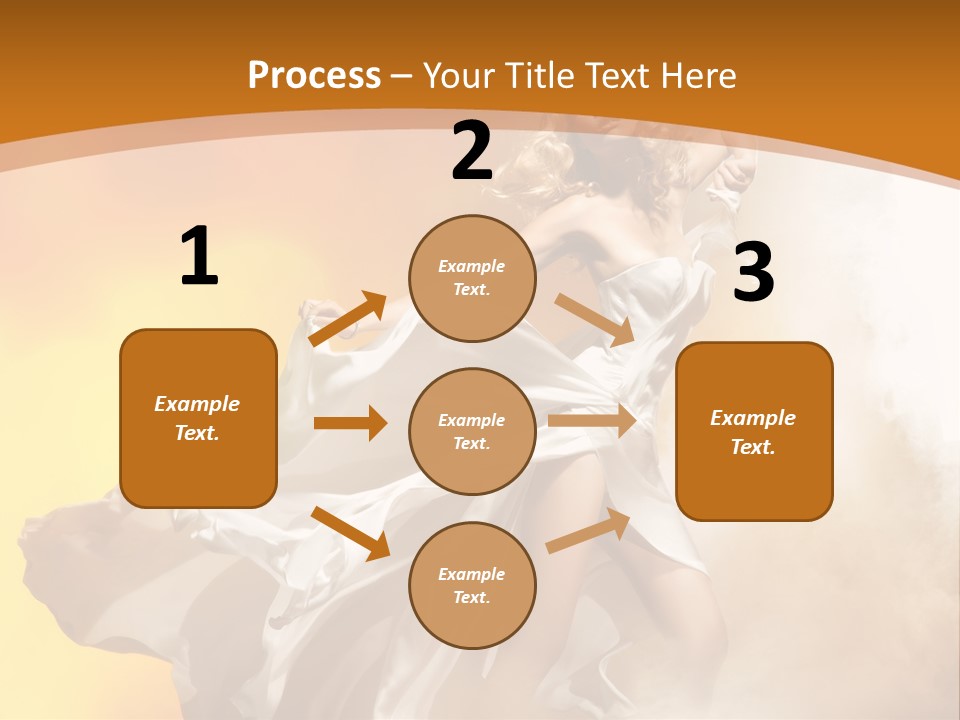 Away Windblown Style PowerPoint Template