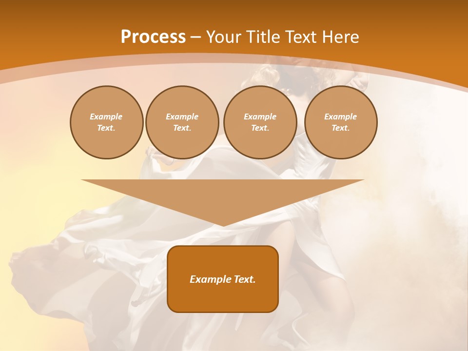 Away Windblown Style PowerPoint Template