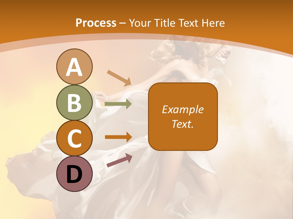 Away Windblown Style PowerPoint Template