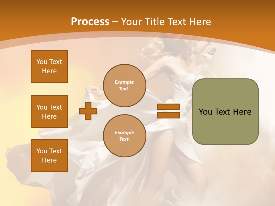 Away Windblown Style PowerPoint Template