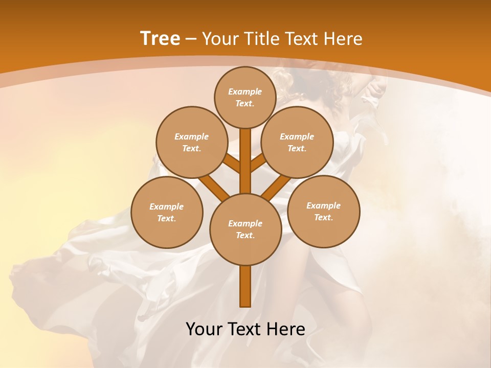 Away Windblown Style PowerPoint Template