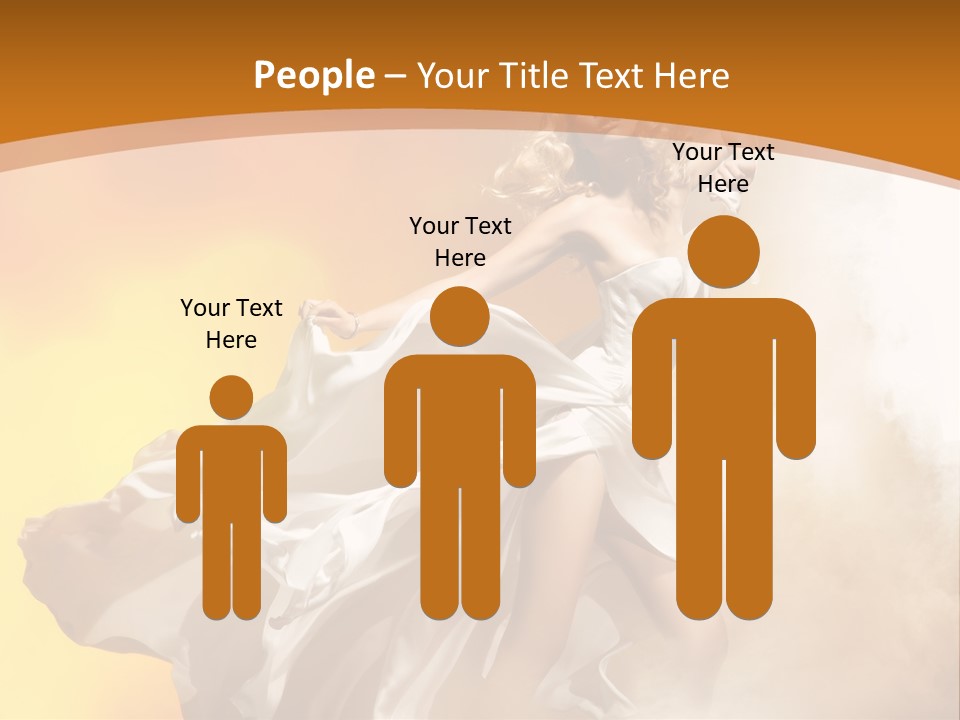 Away Windblown Style PowerPoint Template