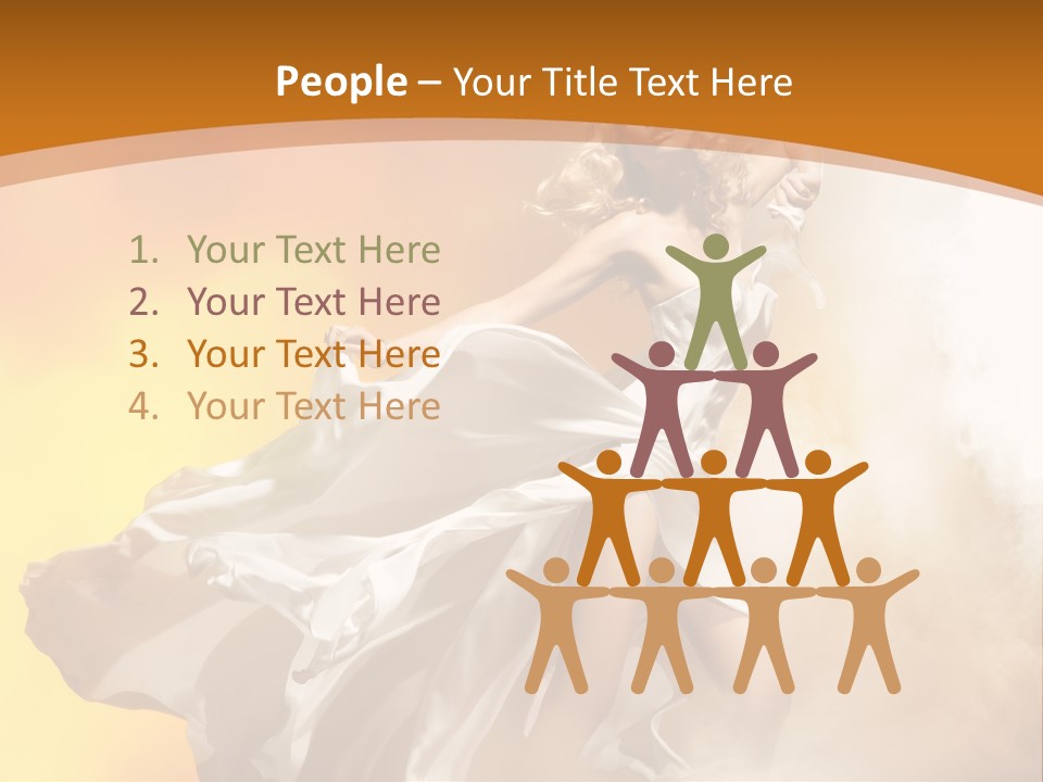 Away Windblown Style PowerPoint Template