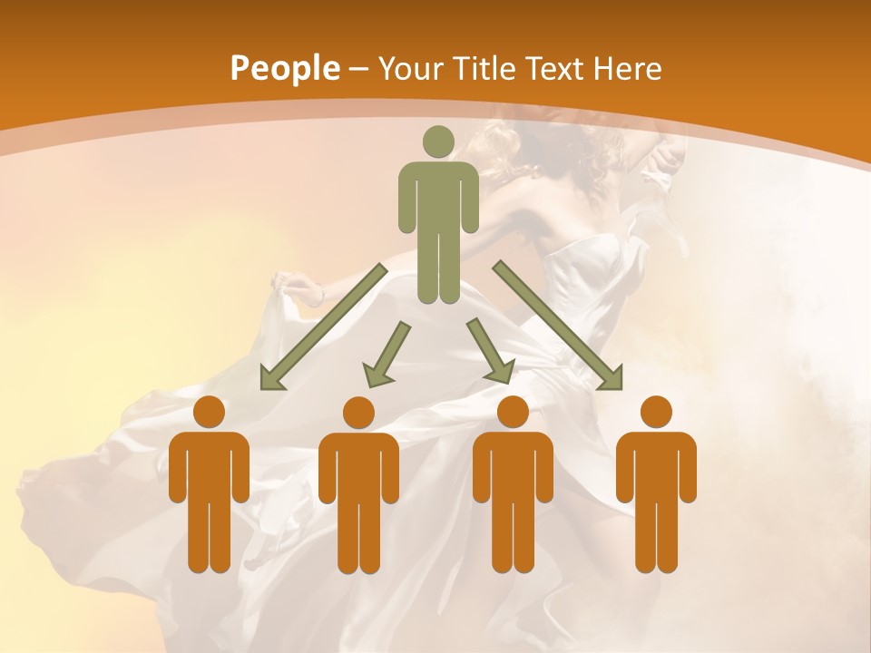 Away Windblown Style PowerPoint Template