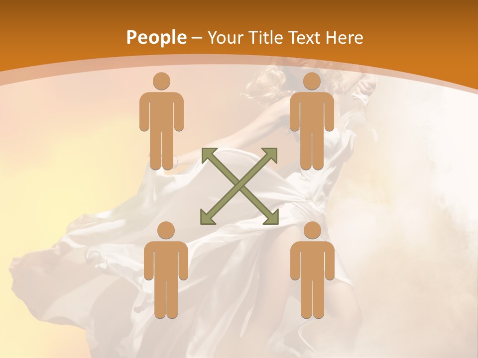 Away Windblown Style PowerPoint Template