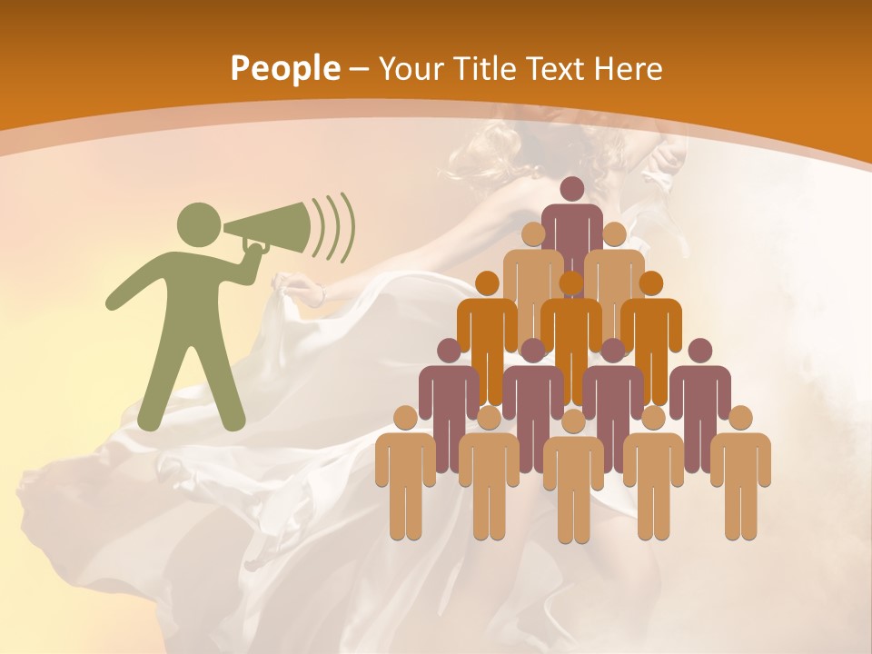 Away Windblown Style PowerPoint Template