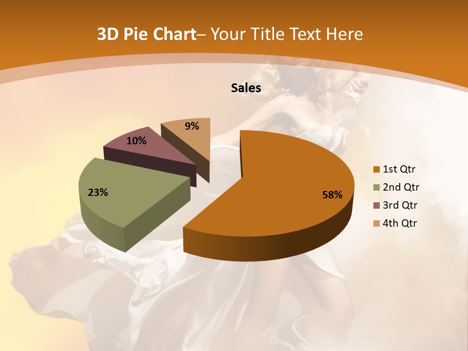 Away Windblown Style PowerPoint Template