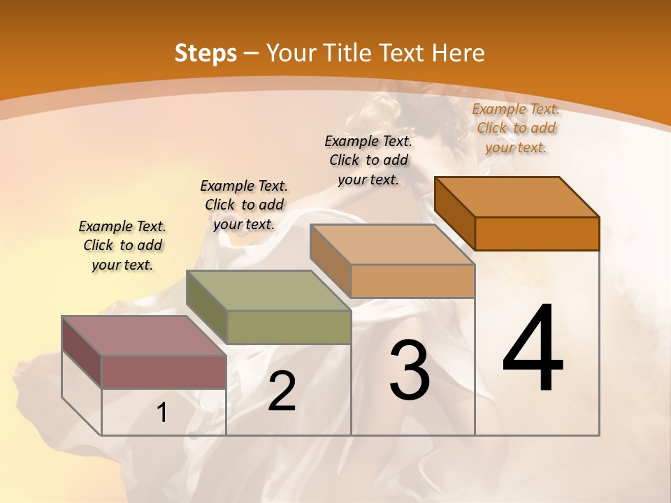 Away Windblown Style PowerPoint Template