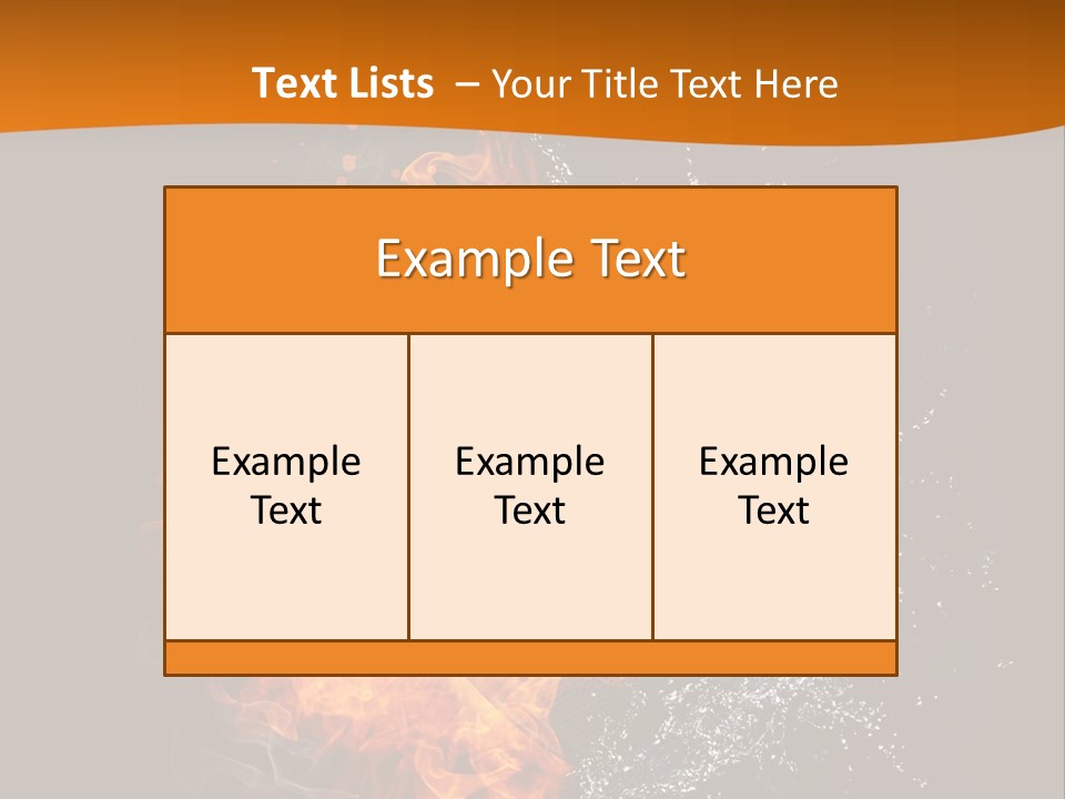Fire Sport Rubber PowerPoint Template
