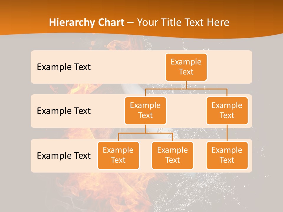 Fire Sport Rubber PowerPoint Template