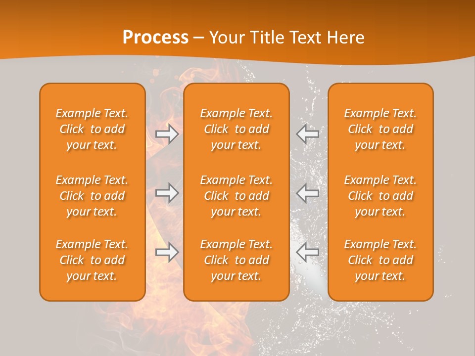 Fire Sport Rubber PowerPoint Template
