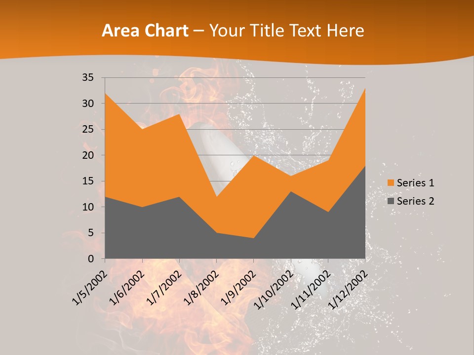 Fire Sport Rubber PowerPoint Template