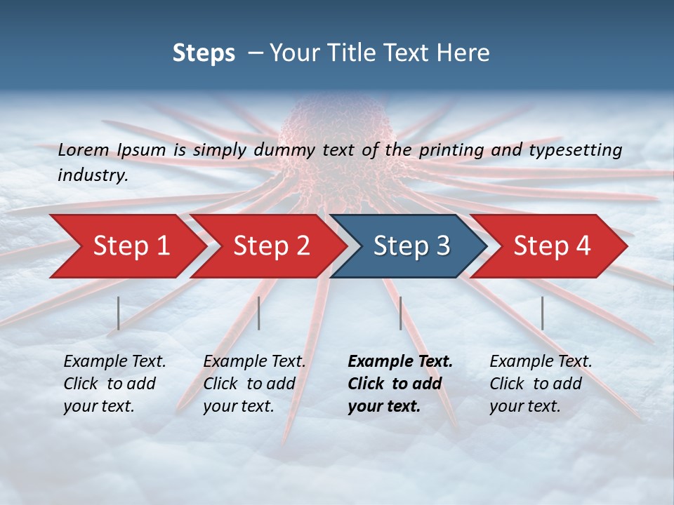 Disposition Cell Therapy PowerPoint Template