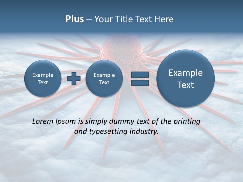 Disposition Cell Therapy PowerPoint Template