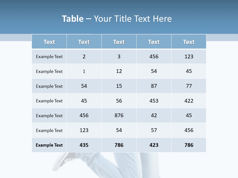 Woman Running Freedom PowerPoint Template