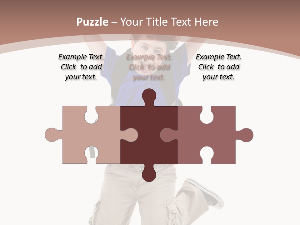 Person Kid Boy PowerPoint Template