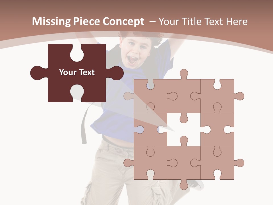 Person Kid Boy PowerPoint Template