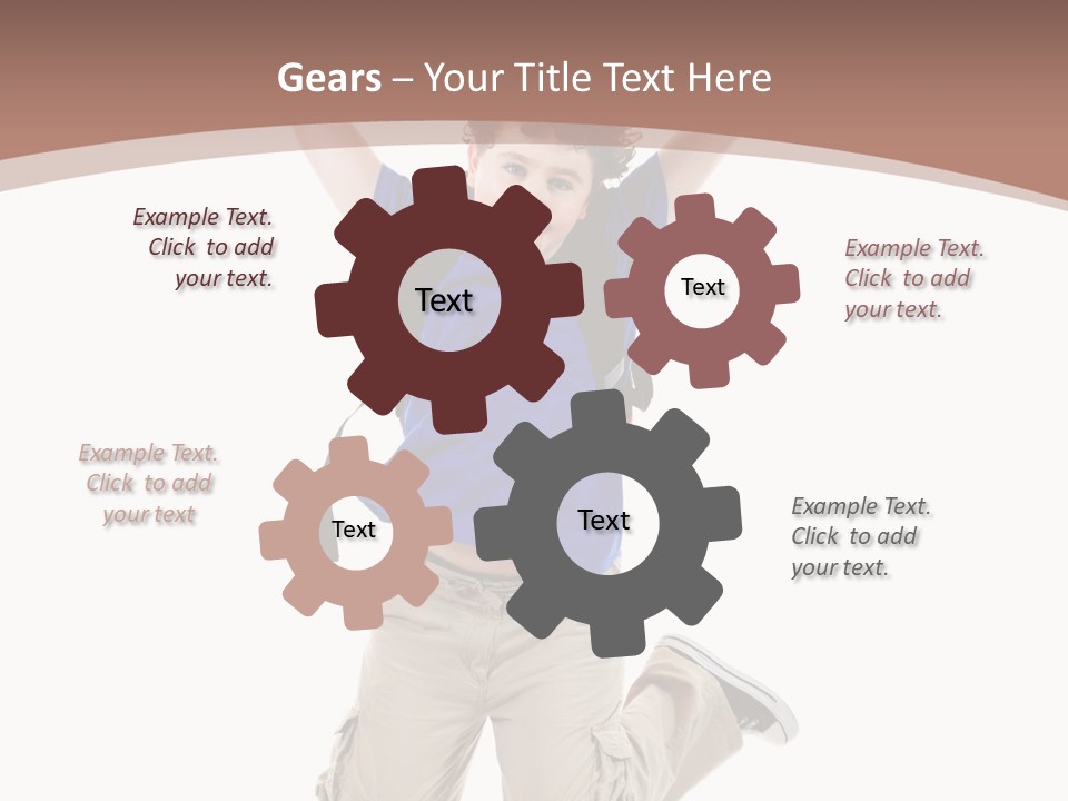 Person Kid Boy PowerPoint Template