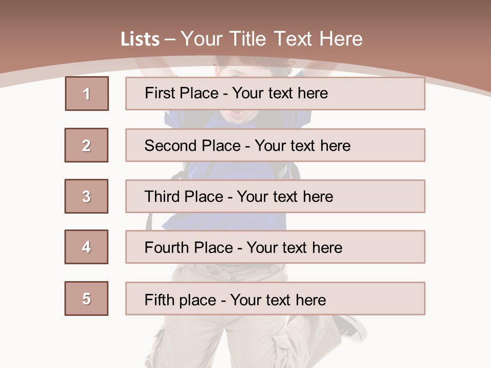 Person Kid Boy PowerPoint Template