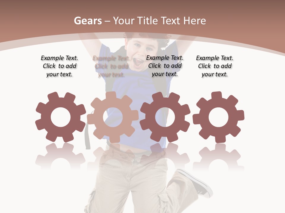 Person Kid Boy PowerPoint Template