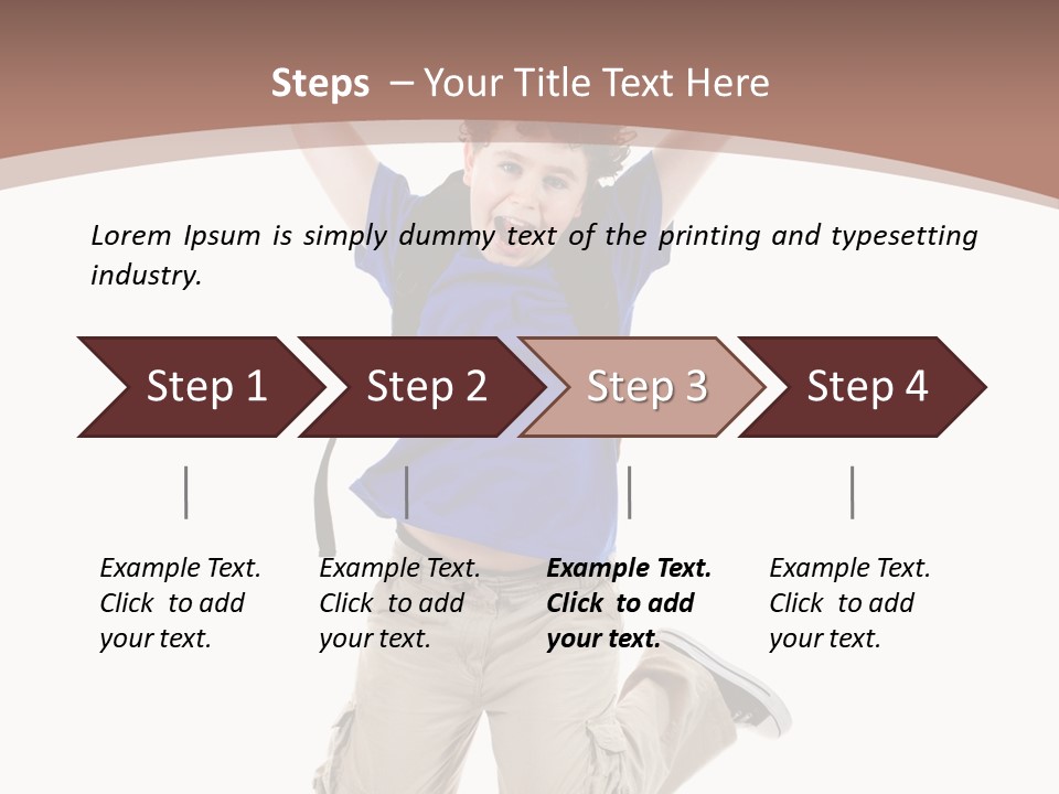 Person Kid Boy PowerPoint Template