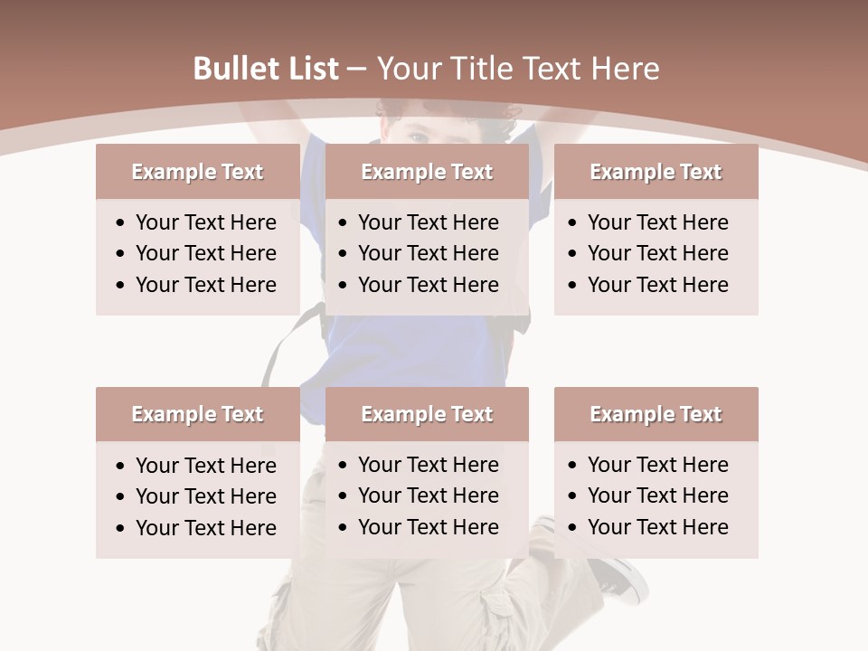 Person Kid Boy PowerPoint Template