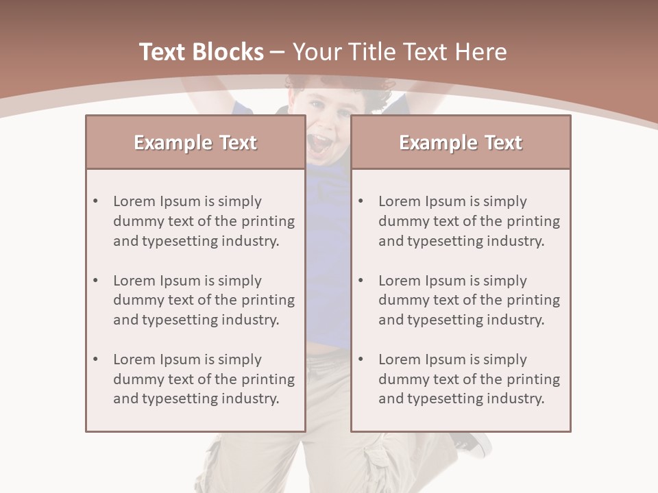 Person Kid Boy PowerPoint Template