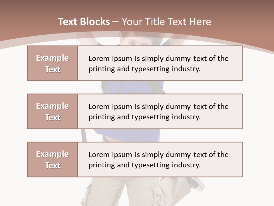 Person Kid Boy PowerPoint Template