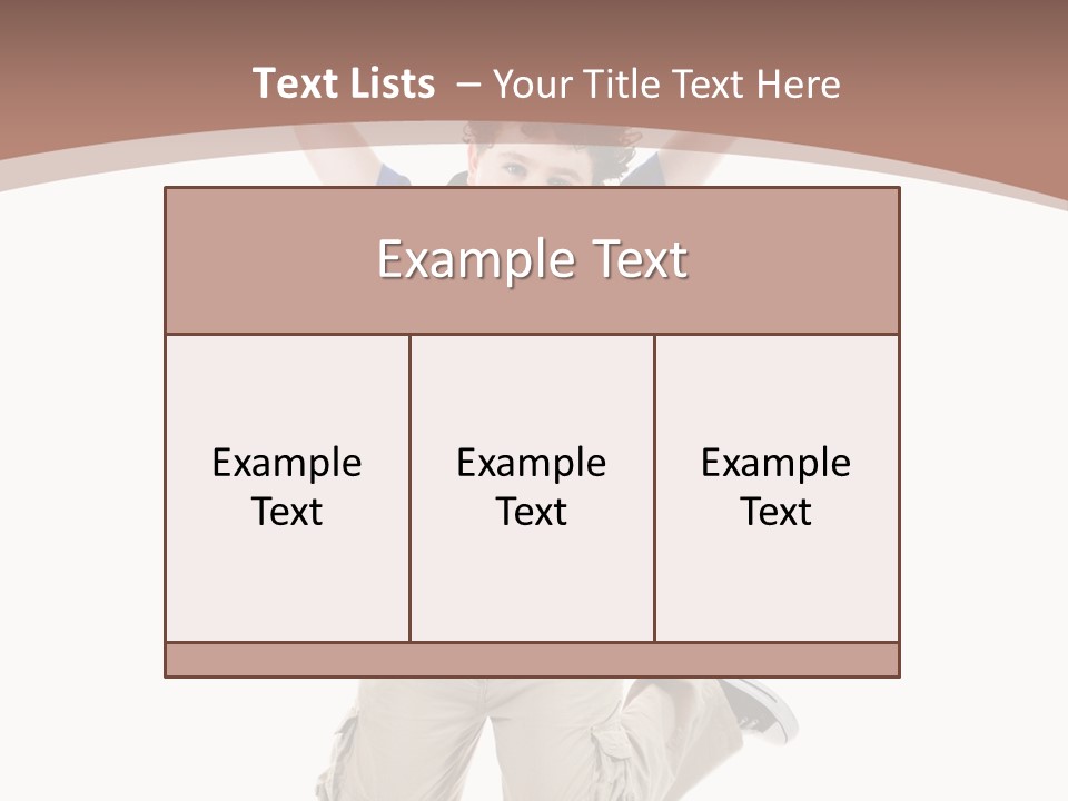 Person Kid Boy PowerPoint Template