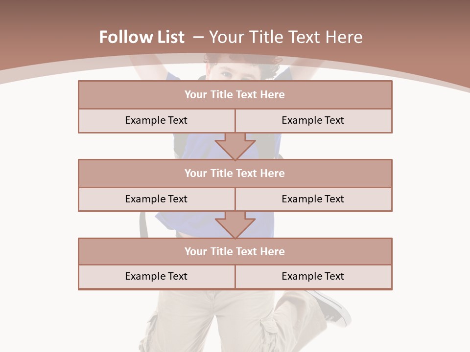 Person Kid Boy PowerPoint Template