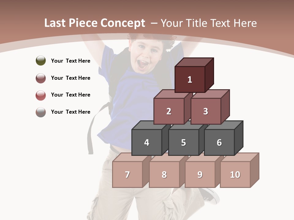 Person Kid Boy PowerPoint Template