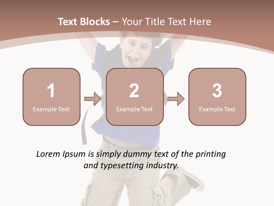 Person Kid Boy PowerPoint Template