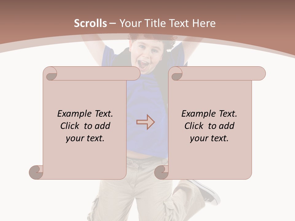 Person Kid Boy PowerPoint Template