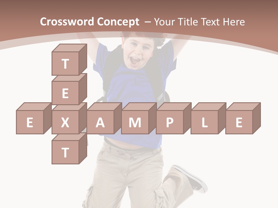 Person Kid Boy PowerPoint Template