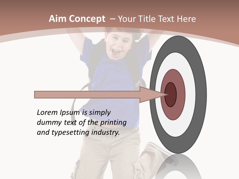 Person Kid Boy PowerPoint Template
