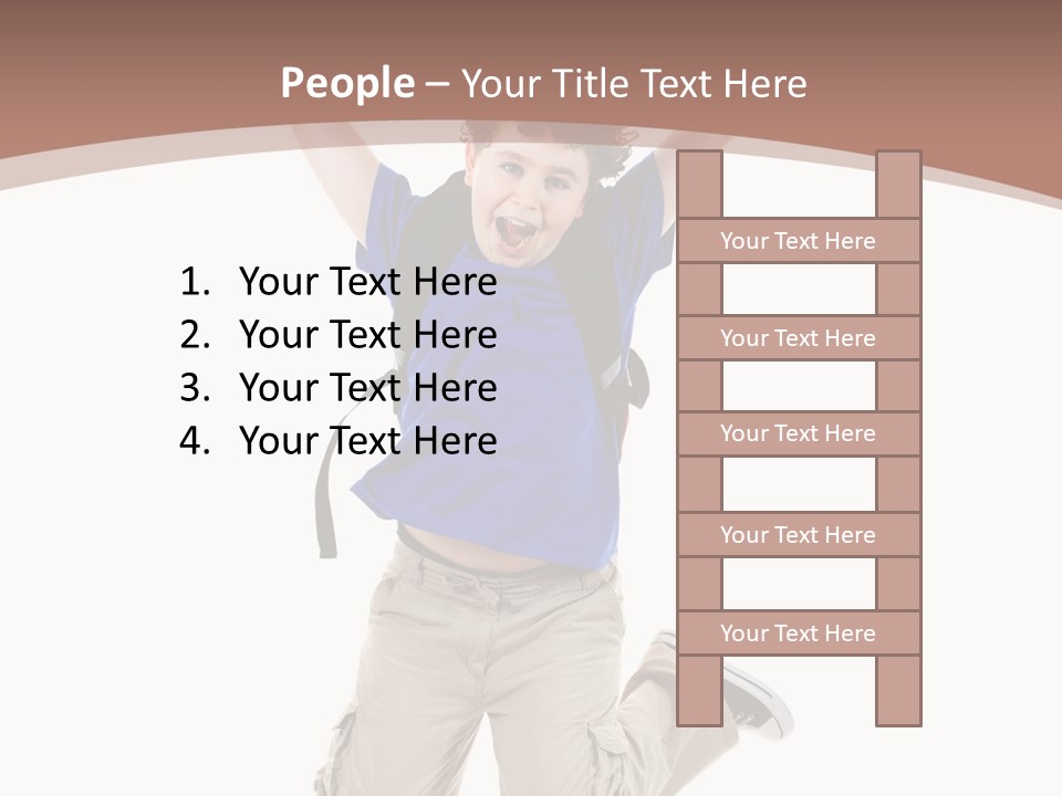 Person Kid Boy PowerPoint Template