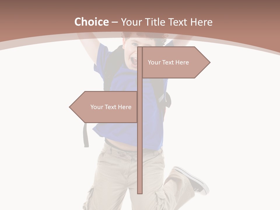 Person Kid Boy PowerPoint Template