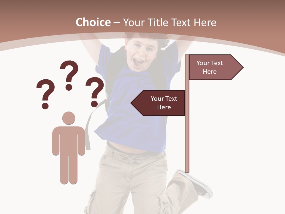 Person Kid Boy PowerPoint Template