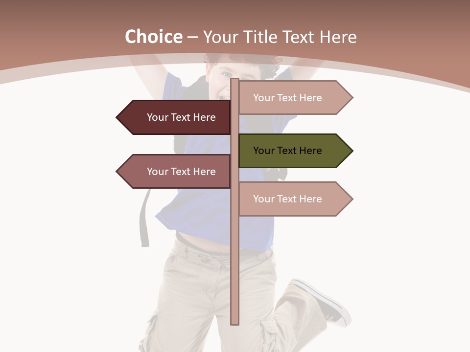 Person Kid Boy PowerPoint Template