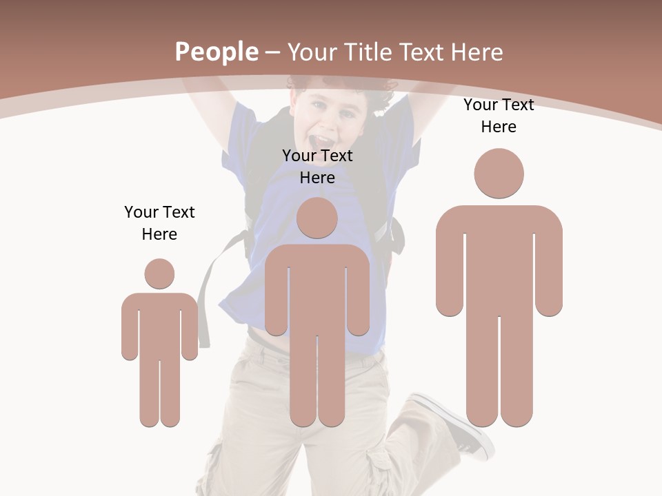 Person Kid Boy PowerPoint Template