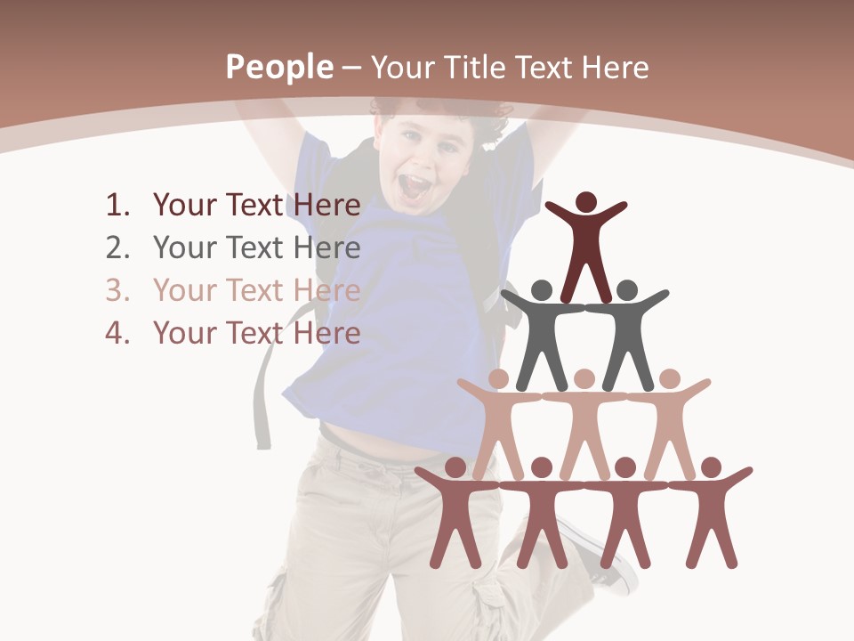 Person Kid Boy PowerPoint Template