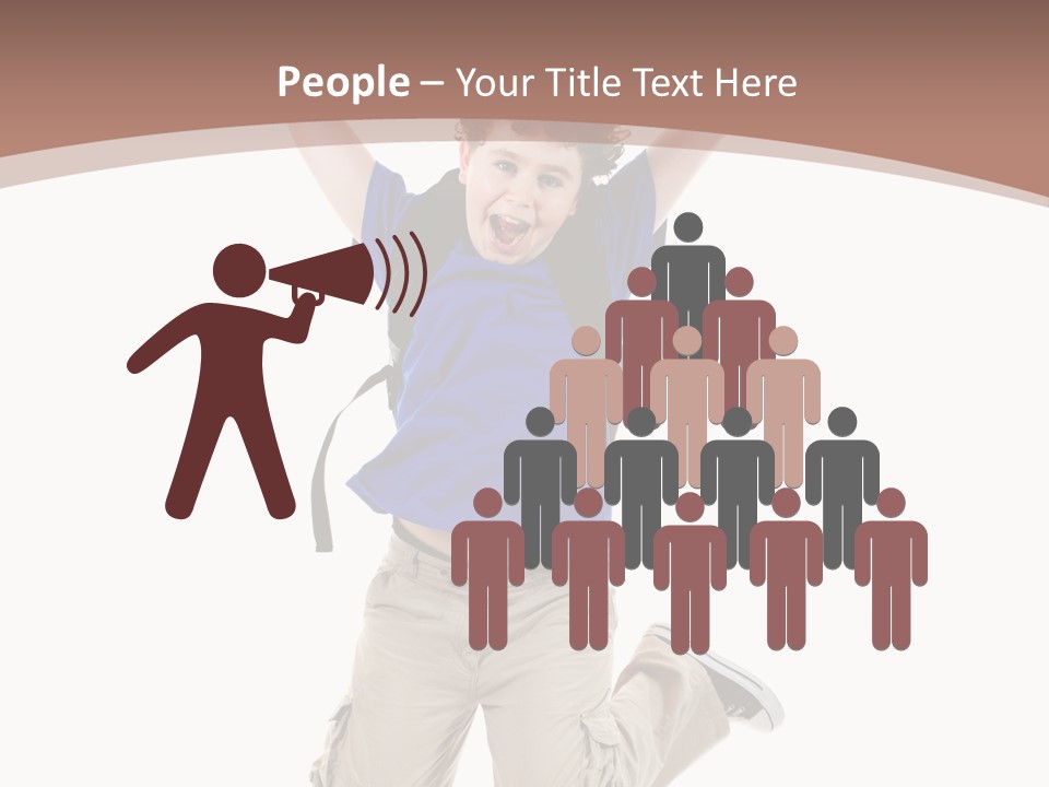 Person Kid Boy PowerPoint Template