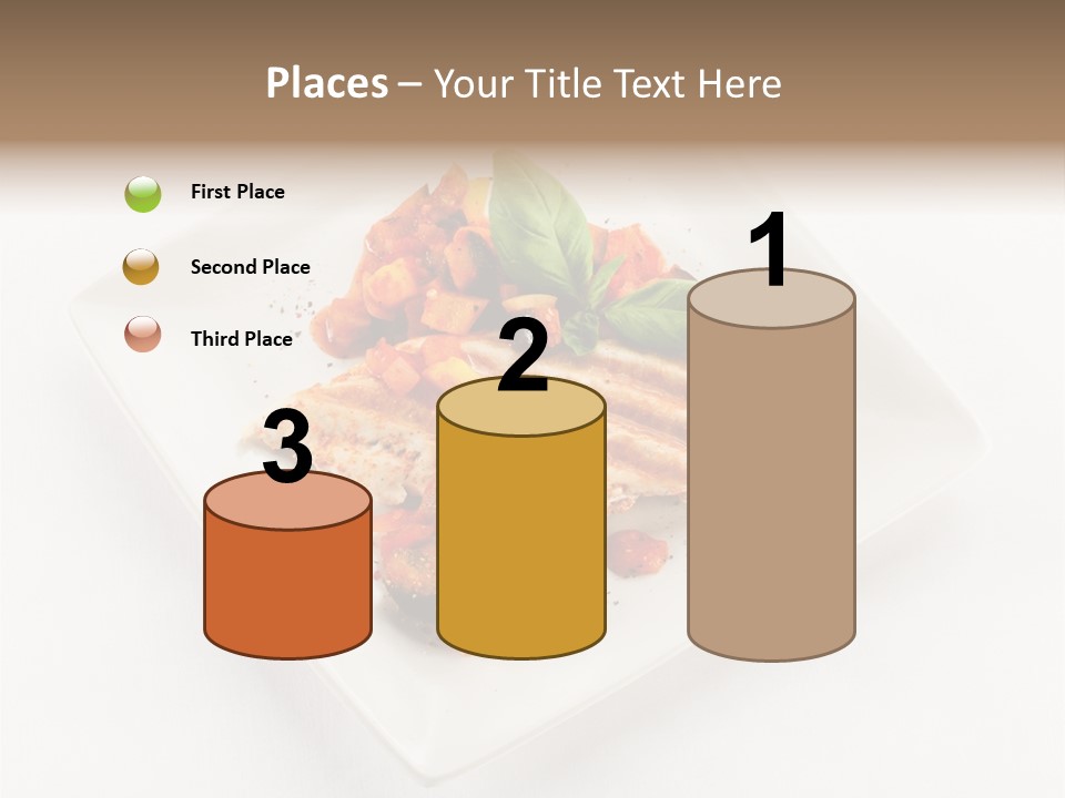 Fried Plate Turkey PowerPoint Template
