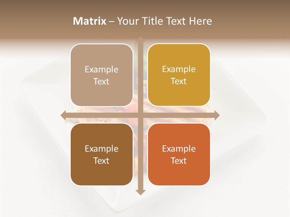 Fried Plate Turkey PowerPoint Template