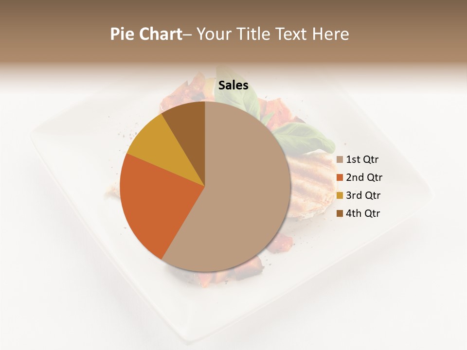 Fried Plate Turkey PowerPoint Template