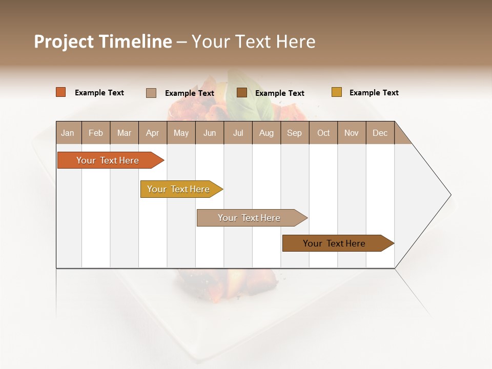Fried Plate Turkey PowerPoint Template