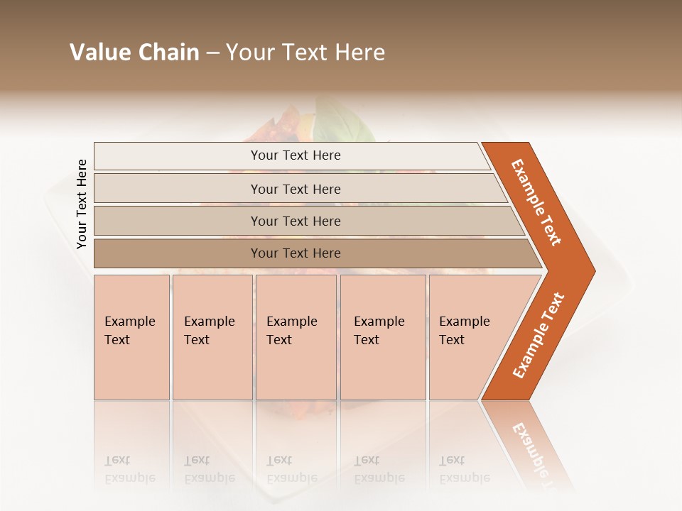 Fried Plate Turkey PowerPoint Template