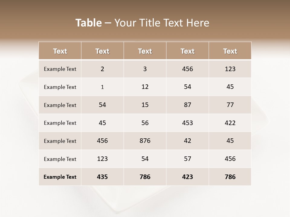 Fried Plate Turkey PowerPoint Template
